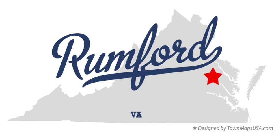 Map of Rumford Virginia VA