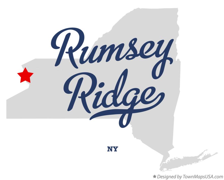 Map of Rumsey Ridge New York NY