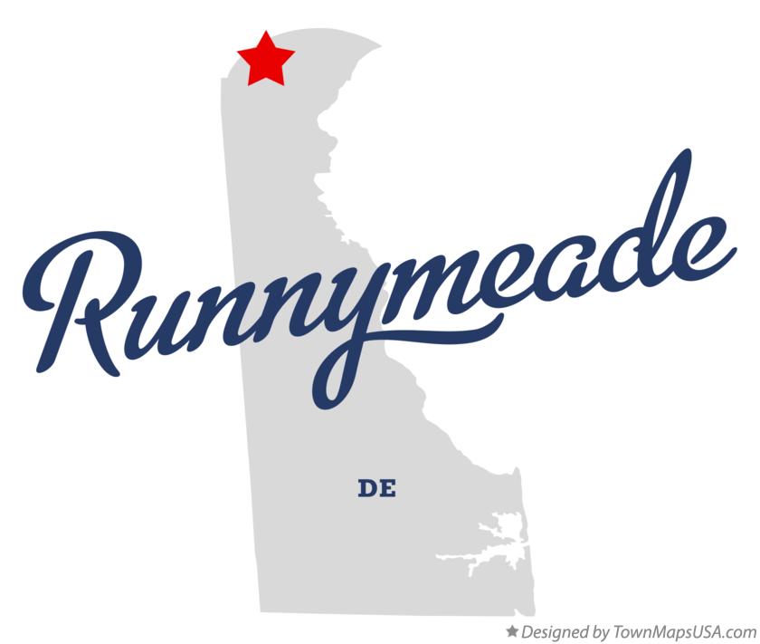 Map of Runnymeade Delaware DE
