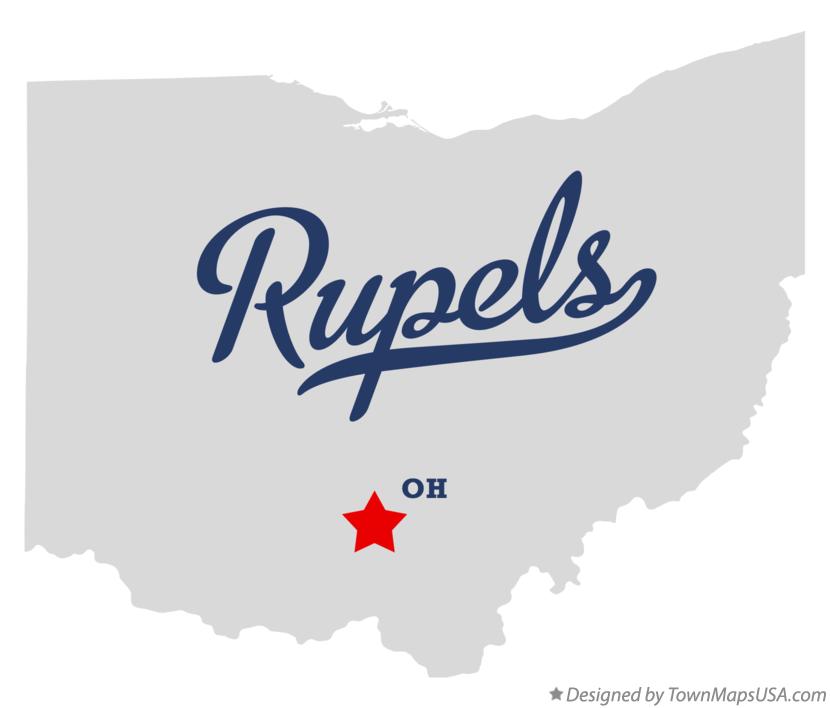 Map of Rupels Ohio OH