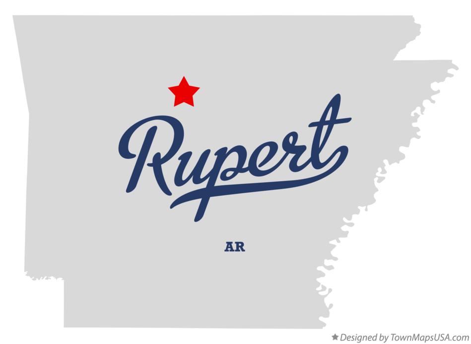 Map of Rupert Arkansas AR
