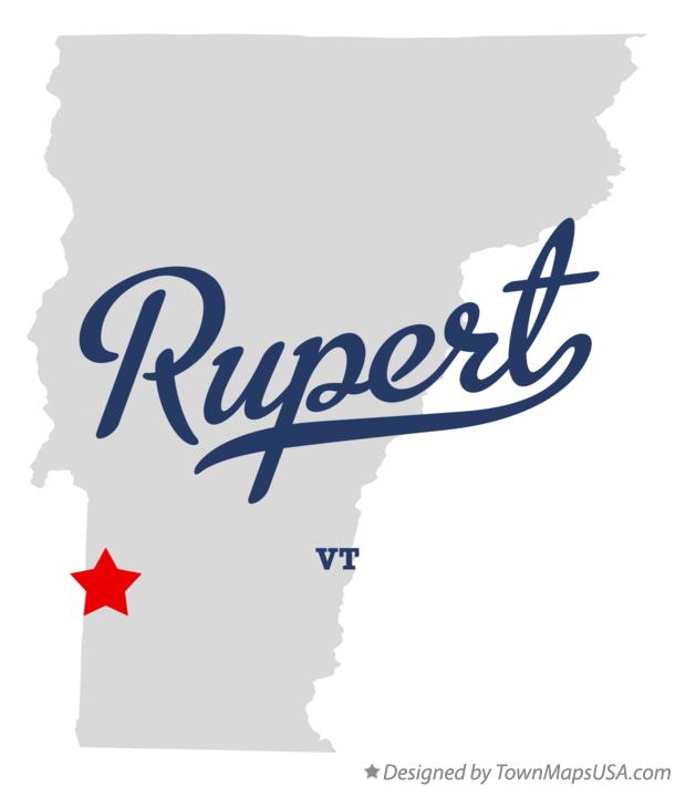 Map of Rupert Vermont VT