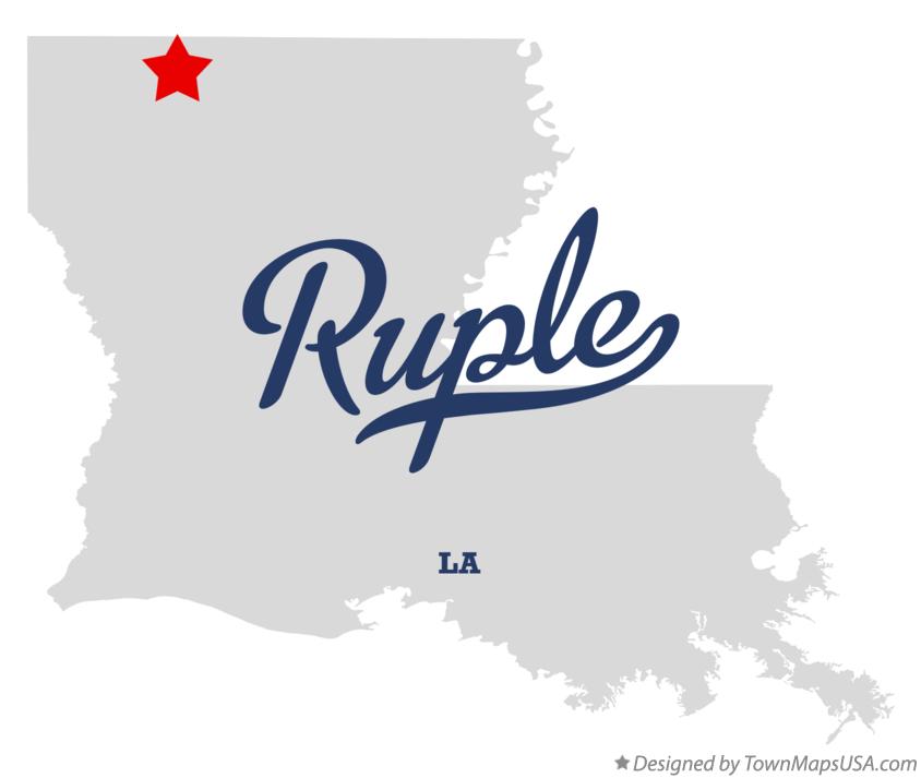 Map of Ruple Louisiana LA