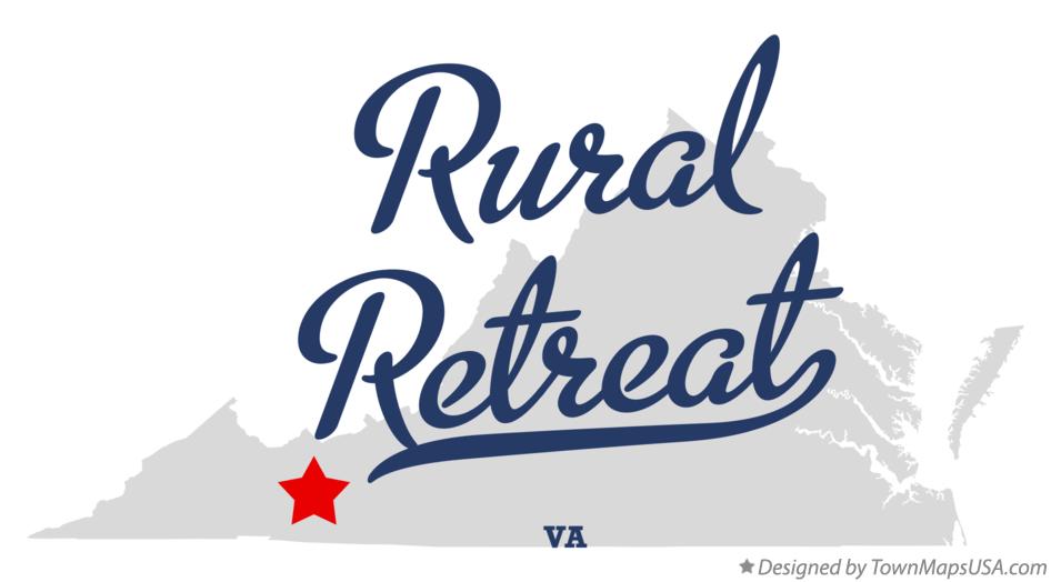 Map of Rural Retreat Virginia VA