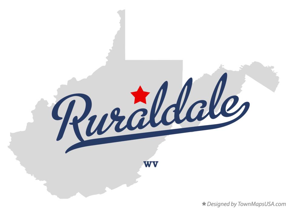 Map of Ruraldale West Virginia WV