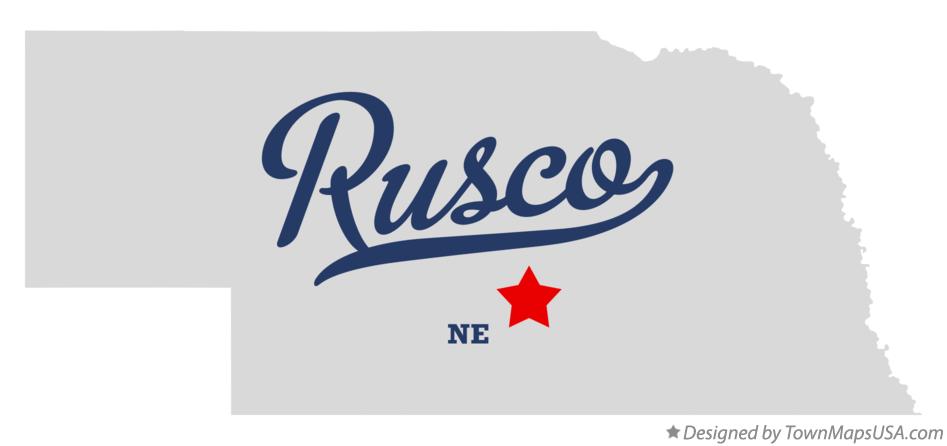 Map of Rusco Nebraska NE