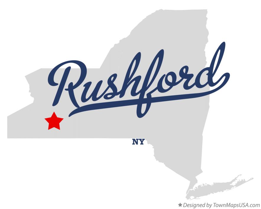 Map of Rushford New York NY