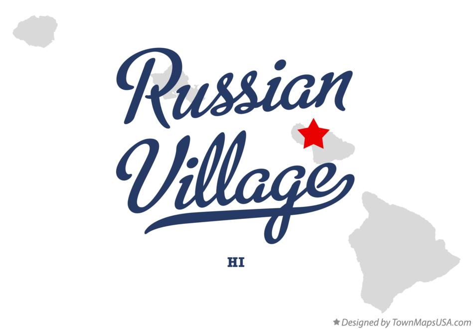 Map of Russian Village Hawaii HI