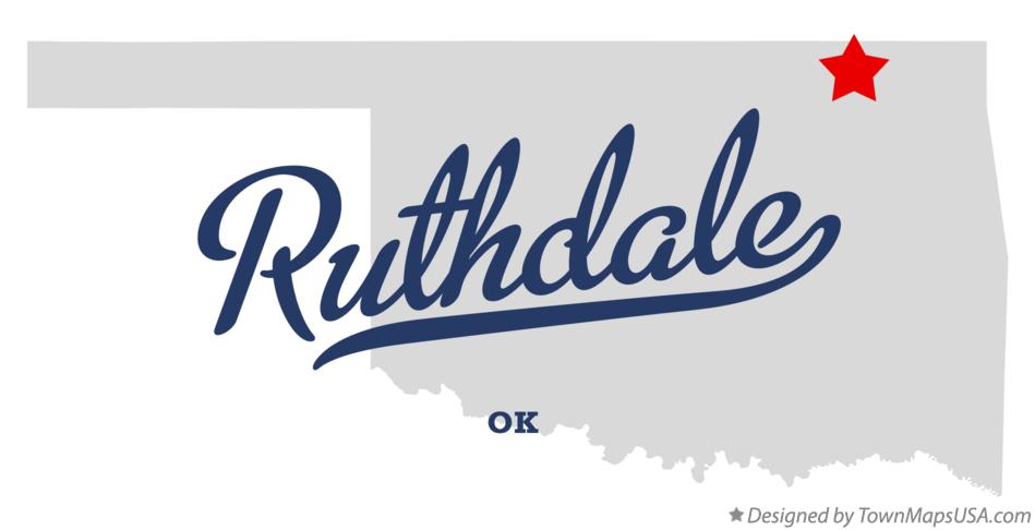 Map of Ruthdale Oklahoma OK