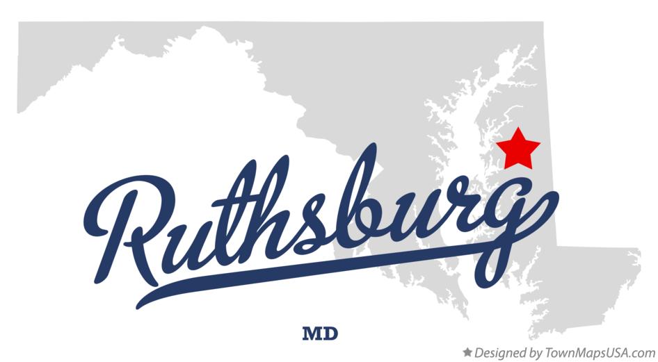 Map of Ruthsburg Maryland MD