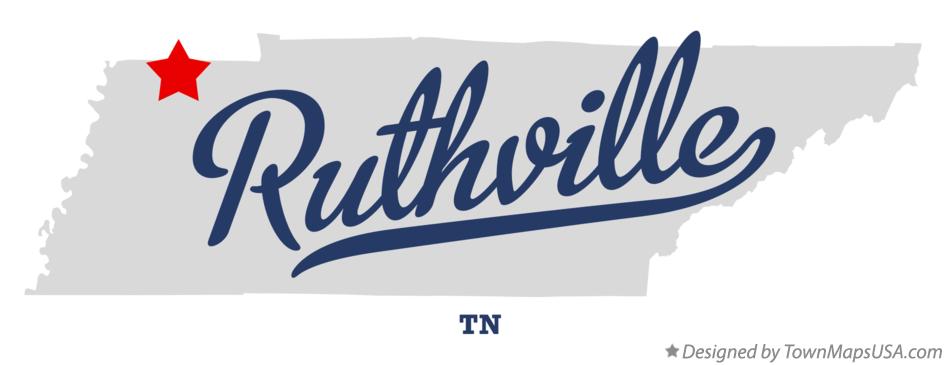 Map of Ruthville Tennessee TN