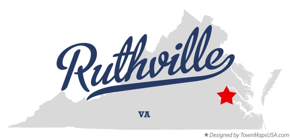 Map of Ruthville Virginia VA