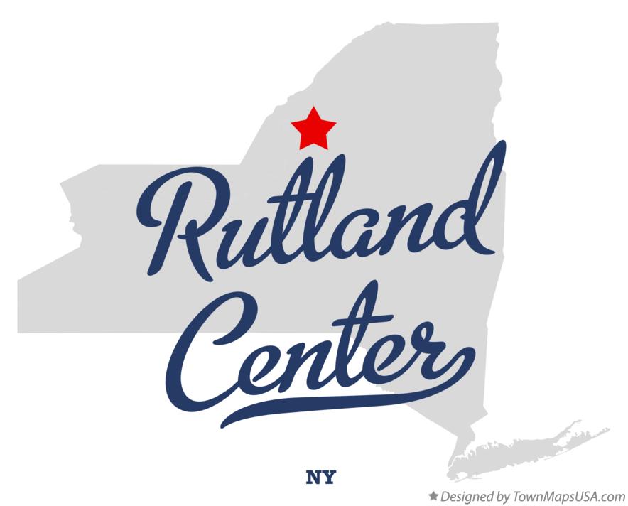 Map of Rutland Center New York NY