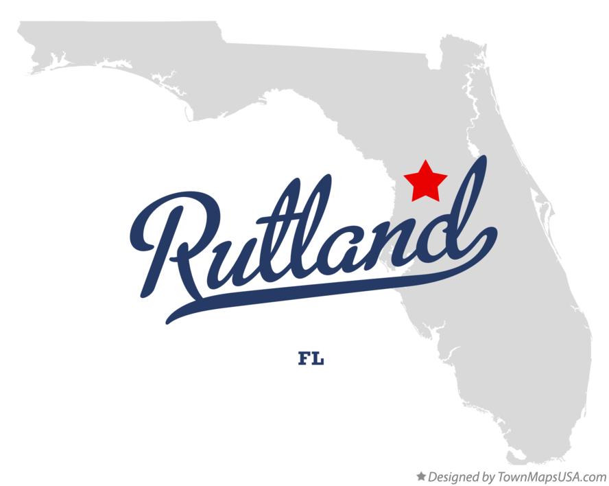 Map of Rutland Florida FL