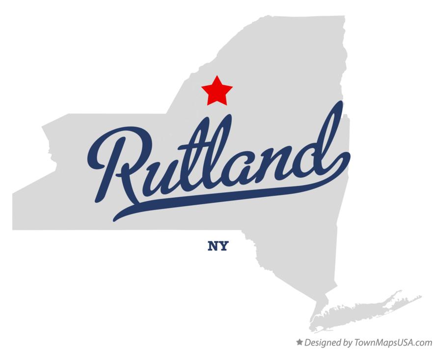 Map of Rutland New York NY