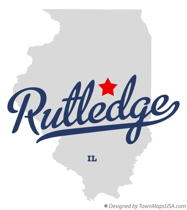 Map of Rutledge Illinois IL