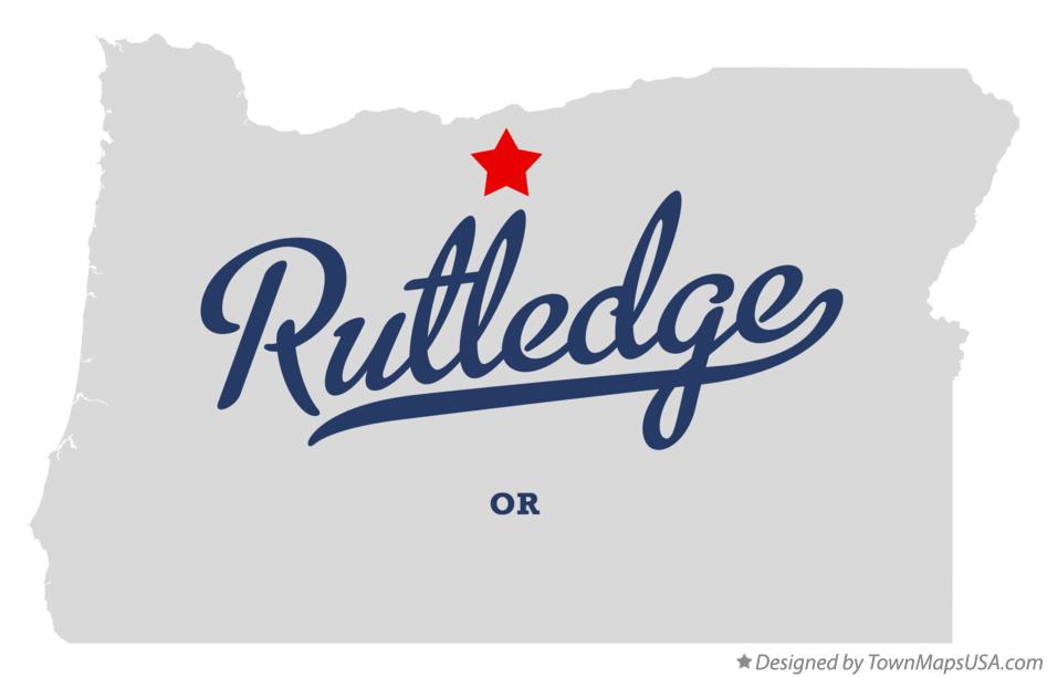 Map of Rutledge Oregon OR