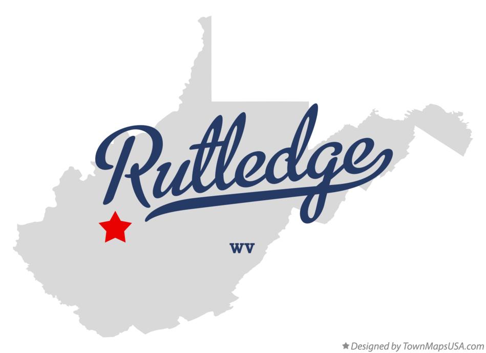 Map of Rutledge West Virginia WV