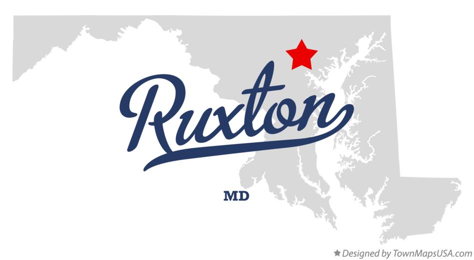 Map of Ruxton Maryland MD