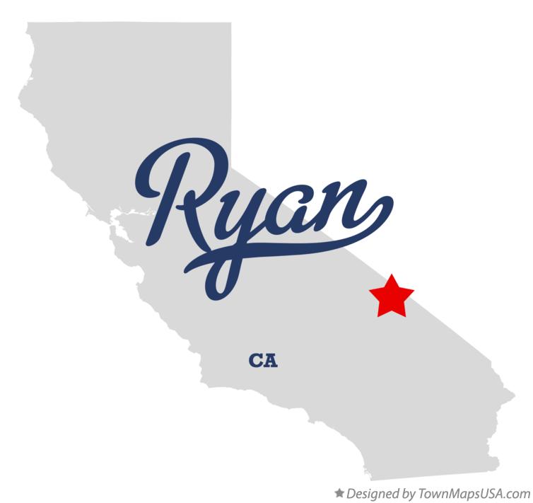 Map of Ryan California CA
