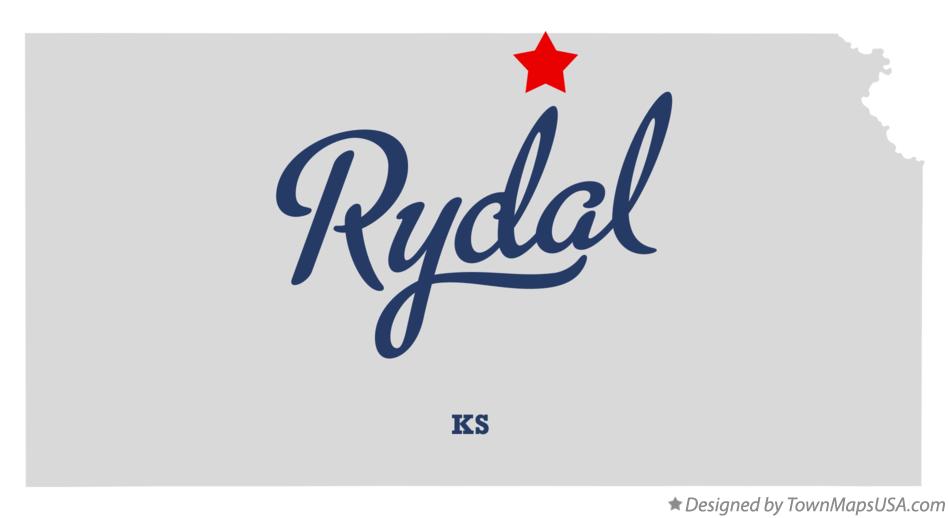 Map of Rydal Kansas KS