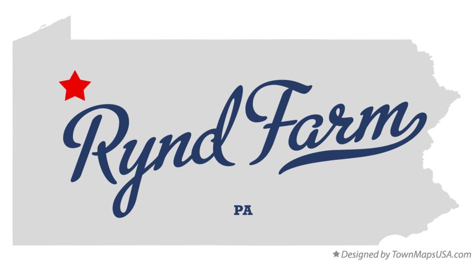 Map of Rynd Farm Pennsylvania PA