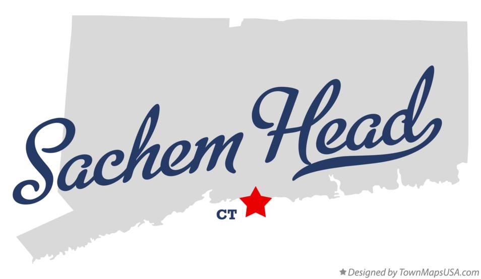 Map of Sachem Head Connecticut CT
