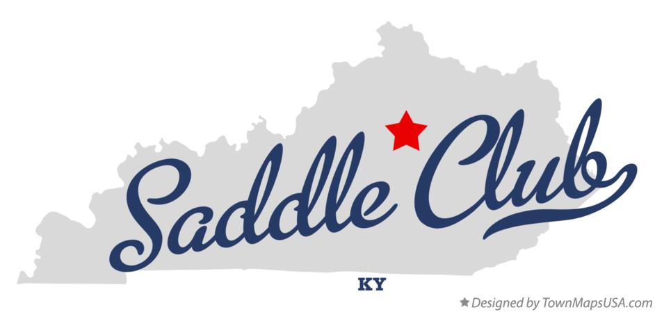 Map of Saddle Club Kentucky KY