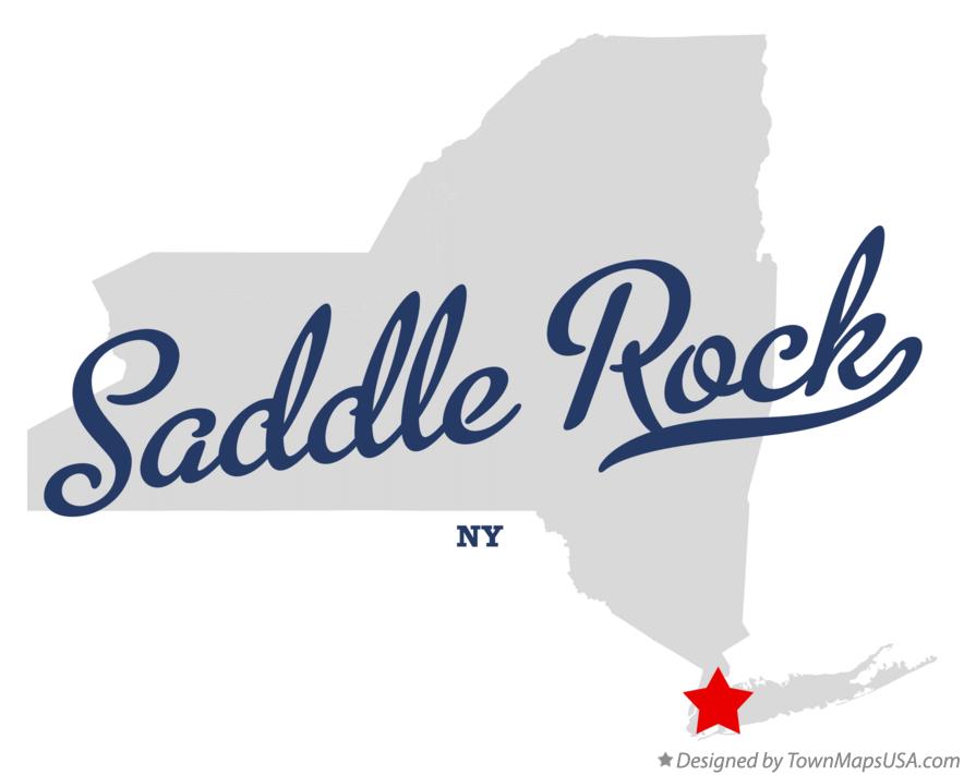 Map of Saddle Rock New York NY