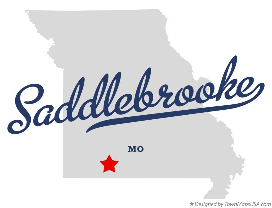 Map of Saddlebrooke Missouri MO