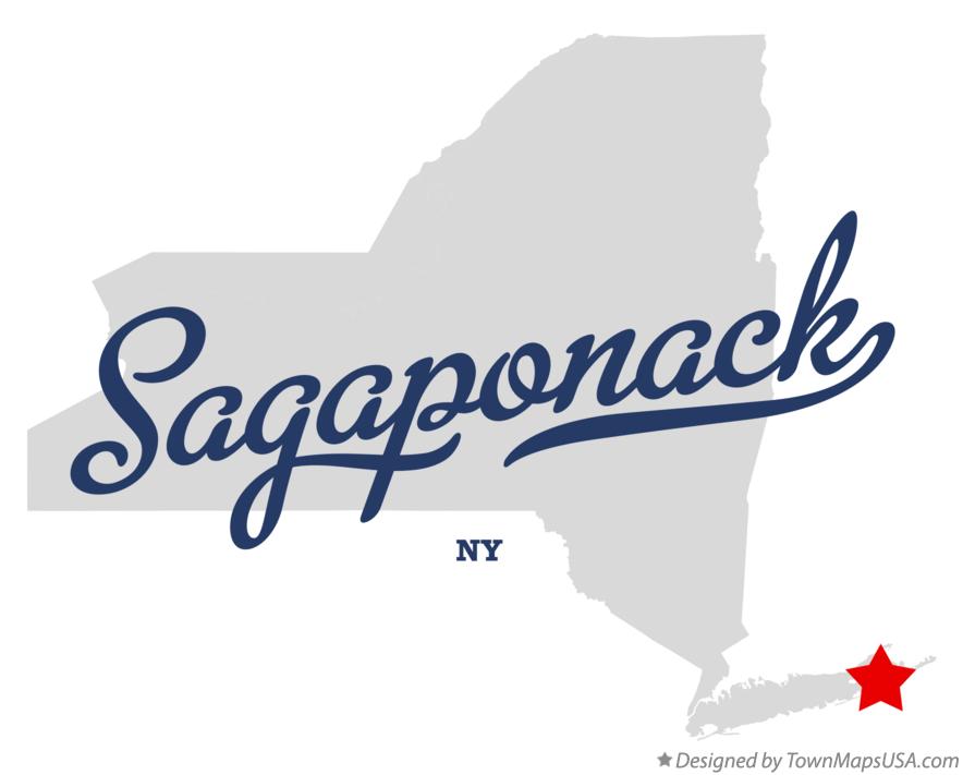 Map of Sagaponack New York NY
