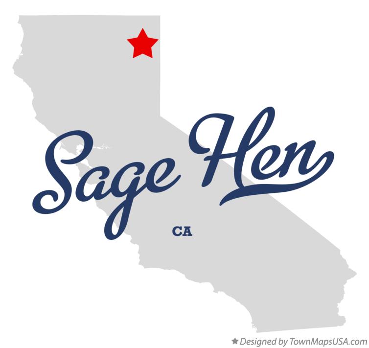 Map of Sage Hen California CA