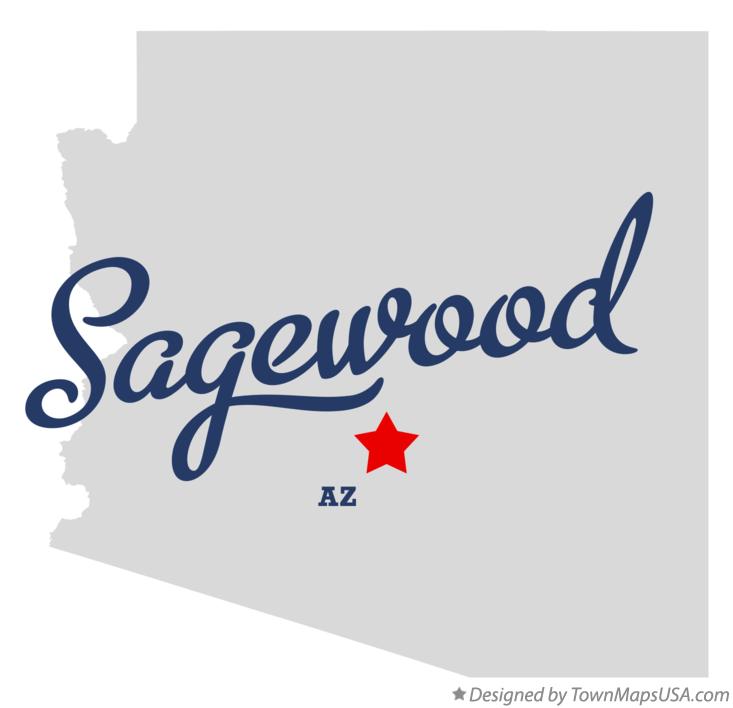 Map of Sagewood Arizona AZ