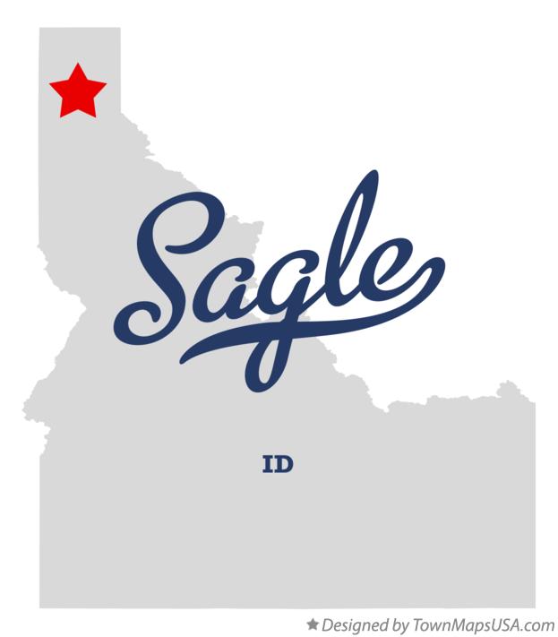 Map of Sagle Idaho ID