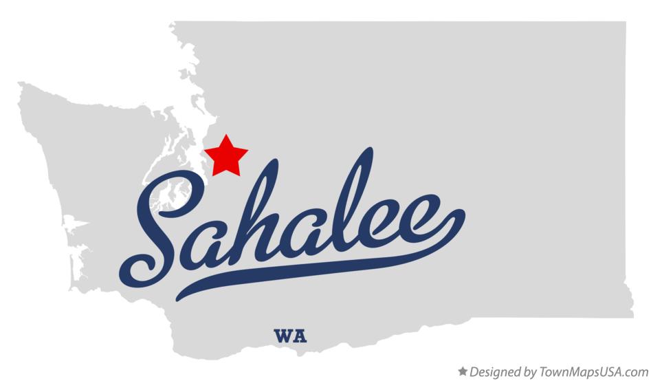 Map of Sahalee Washington WA