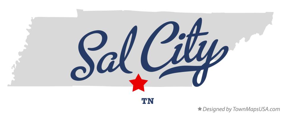 Map of Sal City Tennessee TN