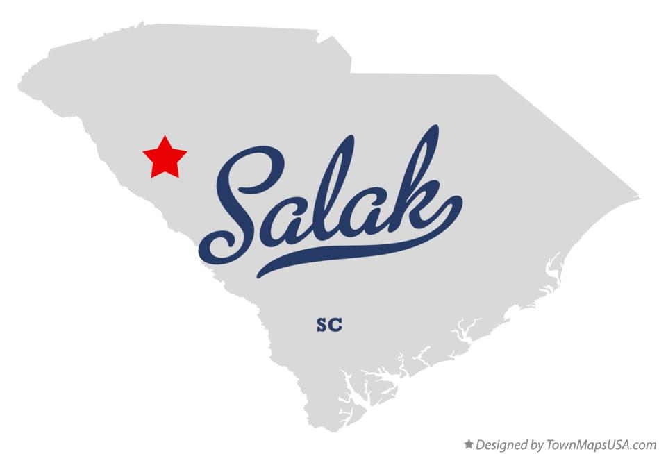 Map of Salak South Carolina SC