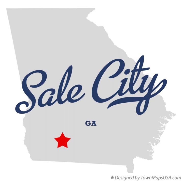 Map of Sale City Georgia GA
