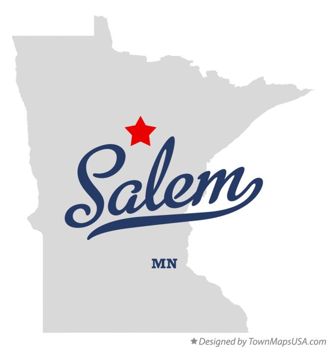 Map of Salem Minnesota MN