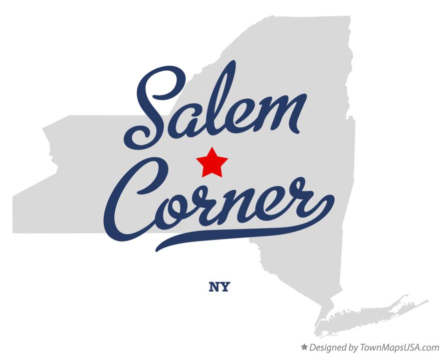 Map of Salem Corner New York NY