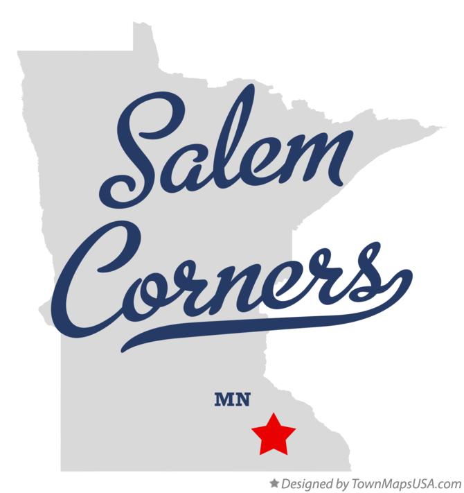 Map of Salem Corners Minnesota MN
