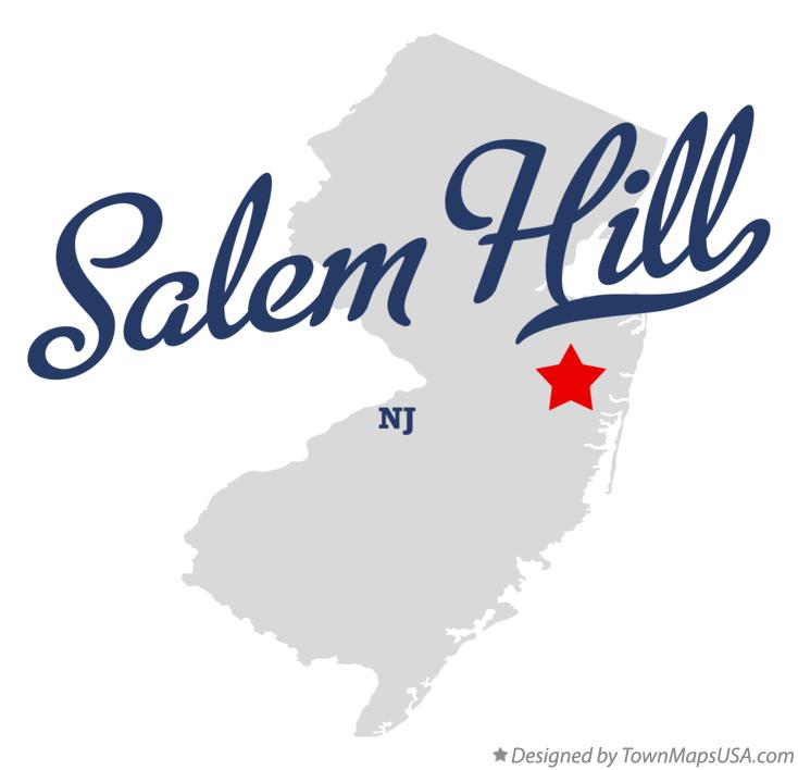 Map of Salem Hill New Jersey NJ