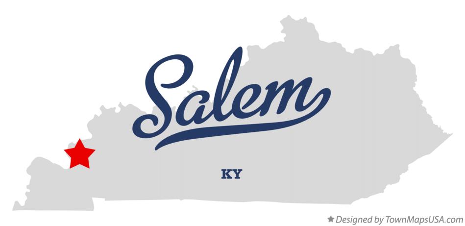 Map of Salem Kentucky KY