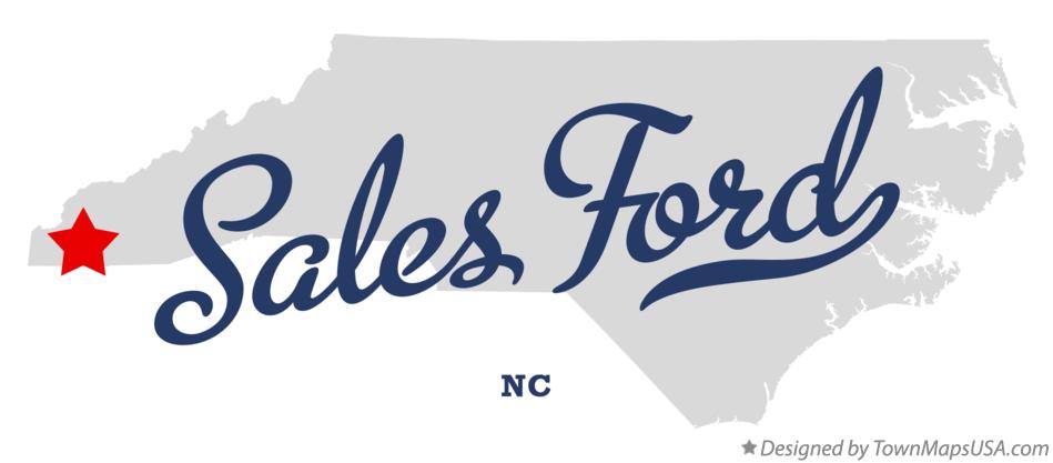 Map of Sales Ford North Carolina NC