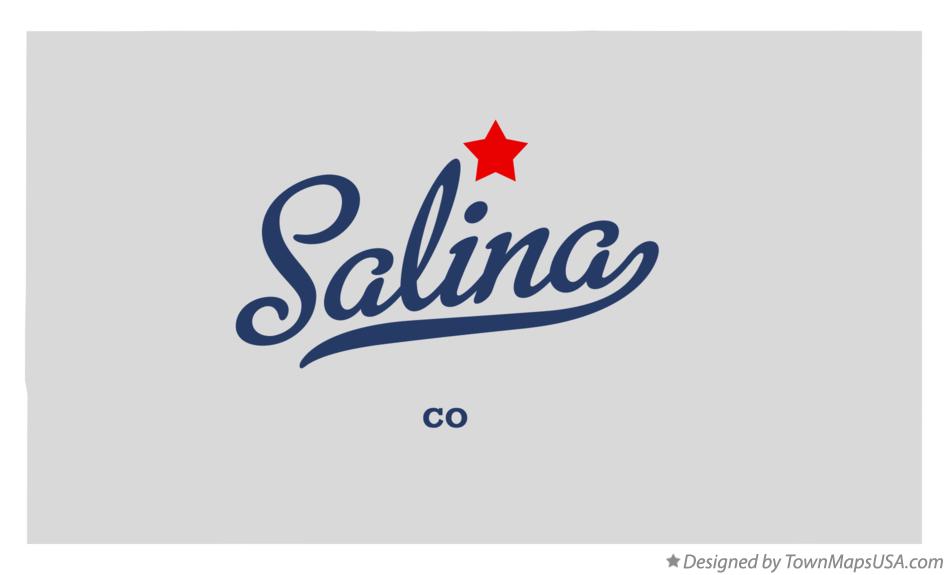 Map of Salina Colorado CO
