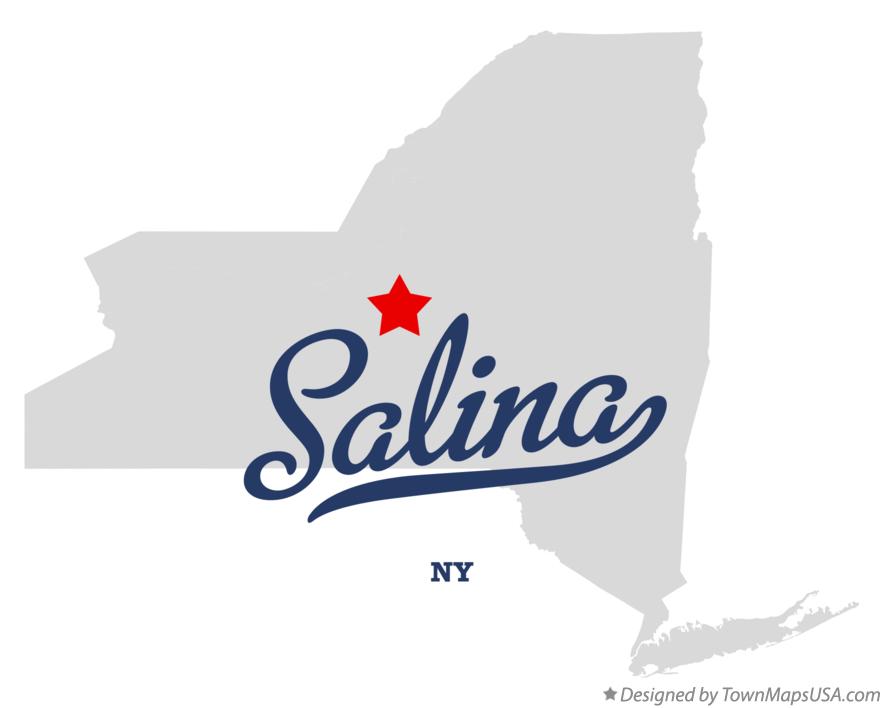 Map of Salina New York NY