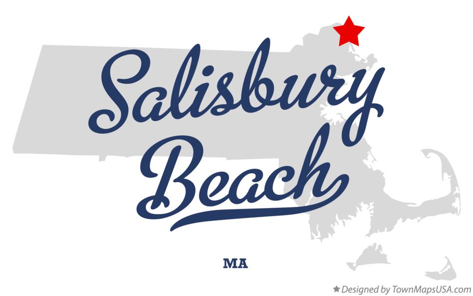 Map of Salisbury Beach Massachusetts MA