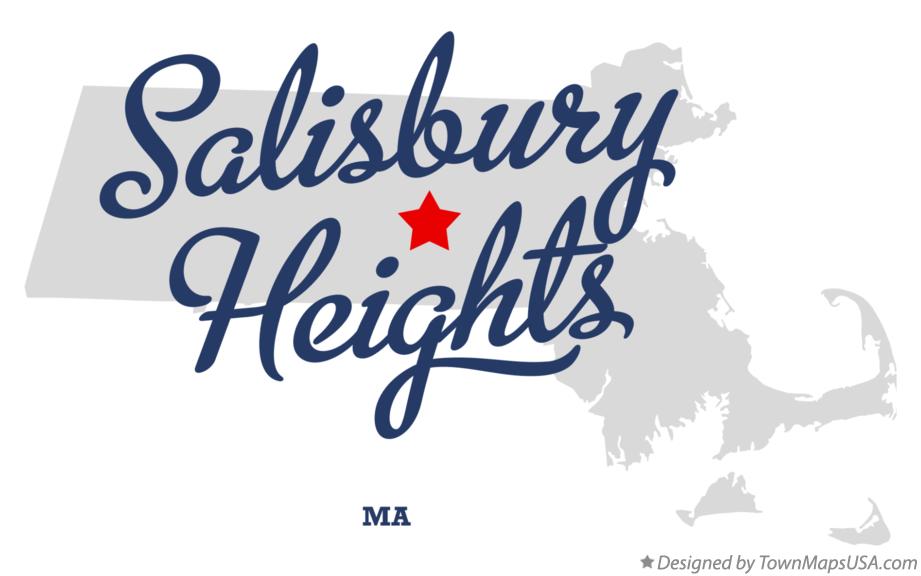 Map of Salisbury Heights Massachusetts MA