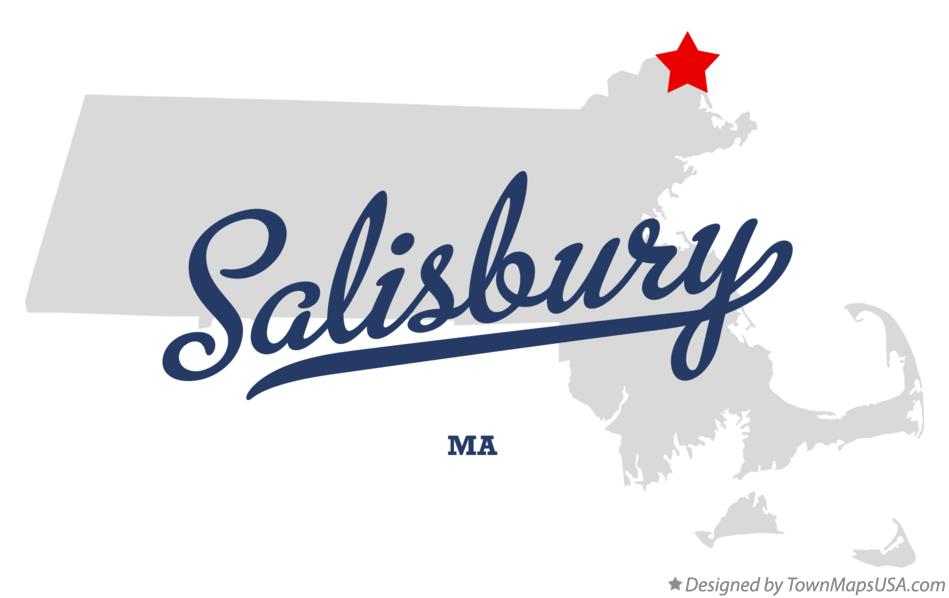 Map of Salisbury Massachusetts MA