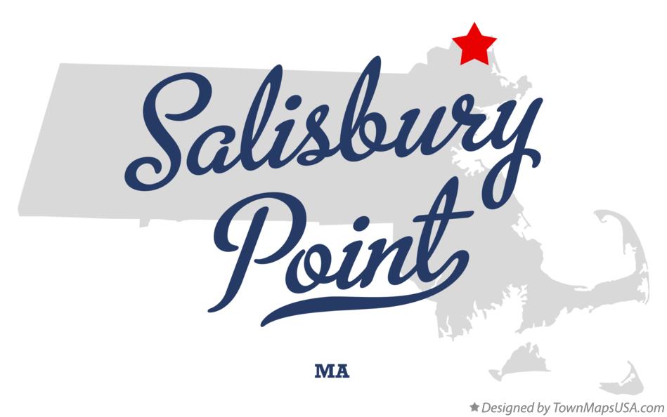 Map of Salisbury Point Massachusetts MA